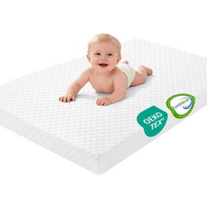 Pack and Play Mattress Pad, 38"x26" Dual-Sided Memory Foam Pack N Play Mattresses, Portable Baby Crib Mattress, Machine Washable