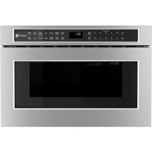 GE Profile PWL1126SWSS 1.2 Cu Ft Microwave Drawer, 1000W, Sensor Cooking, Easy-Glide Drawer, Touch Controls, Stainless Steel