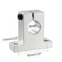 4pcs SK16 Aluminum Linear Rod Rail Shaft Support 16mm Linear Motion Guides for CNC 3D Printer