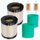 2 Pack 798897 Air Filter, Compatible with 49M977 49L977 44Q977 44P977 Engine Lawn Mower 794935 592496 Cyclonic Air Cleaner