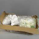 NUPTIO Flower Ball Arrangement Bouquet: 2 Pcs 11.8 inch Diameter White Rose Fake Flowers Balls for Wedding Centerpiece Decorations Artificial Flower Centerpieces for Tables