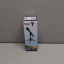 Microphone Stand Desk, BILIONE Portable Foldable Tripod with Mic Clip Holder Adjustable Desktop Microphone Stand for Dynamic Microphone