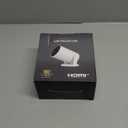 Mini Portable Projector 4K WiFi 6 BT 5.2 Upgraded Portable Projector Full HD Supported for Phone /PC /TV /HDMI /PS5 /Laptop Auto Keystone Home Theater 180 Rotation [Built-in App] White