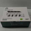 SOLIOM- 5MP Security Cameras Wireless Outdoor, No Subscription,4-Cam Pack, Solar Powered Home Security Camera with 360 Auto Tracking, Pan & Tilt, 3K Color Night Vision,5G & 2.4G Router Compatible