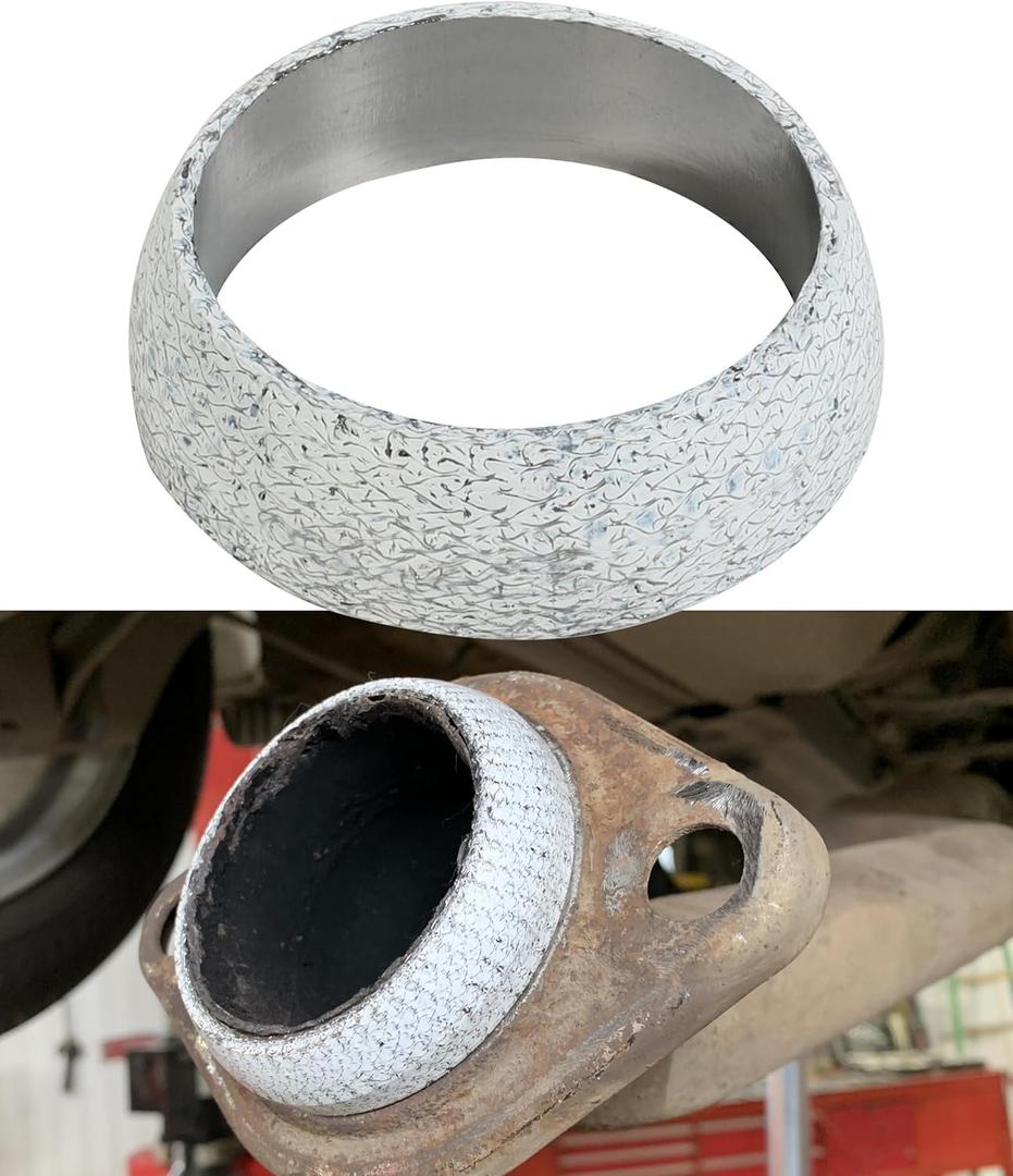 Exhaust Gasket,Car Accessories Exhaust Flange Gasket,2 Inch 2.25 Inch 2.5 Inch 3 Inch Exhaust Manifold Gasket,Car Exhaust Donut Gasket Seal Ring Replacement,Suitable for Cars Trucks (2.25inch)
