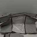 combocube 3Pcs Zippered Storage Bag for Closet King Comforter, pillow, quilt, bedding, Clothes, Blanket Organizers with Large Clear Window & Carry Handles Space Saver