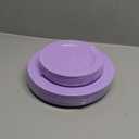 FLOWERCAT 60PCS Purple Plates - Heavy Duty Purple Plastic Plates Disposable for Easter Party/Wedding - Include 30PCS 10.25" Dinner Plates and 30PCS 7.5" Dessert Plates