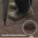 BEQHAUSE Dirt Trapper Door Mat 48" x 72", Doormat Non-Slip, Light Brown