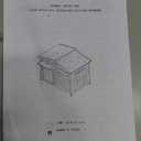 Large Outdoor Wooden Dog House, Weatherproof Dog Houses with Adjustable Vent Windows, Alloy Chew-Resistant Frame, Removable Floor for Medium & Large Dogs, (43.5" L x 29.5" W x 33.5" H)