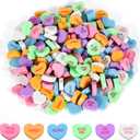 200 Pieces Valentines Day Erasers Conversation Heart Mini Erasers Cute Pencil Erasers for Classroom,Valentines Day Party,Holiday Gift,School Rewards Prizes Party