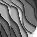 Black White and Gray Stripes Hand Towels for Bathroom Set of 2 Soft Absorbent Mid Century Modern Beach Wave Kitchen Towel,Decorative Bathroom Towels for Bath Guest Shower Face Hair 14"x28"