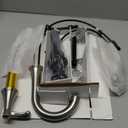 Delta Faucet Esato Widespread Bathroom Faucet Brushed Nickel, Bathroom Faucet 3 Hole, Bathroom Sink Faucet, Drain Assembly, SpotShield Brushed Nickel 35897LF-SP