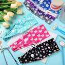 Jexine 12 Pcs Nurse Headbands for Women Non Slip Nursing Headbands with Buttons Dental Assistant Accessories Hygienist Doctor Gifts Elastic Hair Bands(Dental Practitioner)