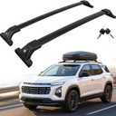 330 lb Roof Rack Cross Bars Fit for 2025-2026 Chevy Equinox
Not for EV; Lockable Aluminum Bars for Factory Raised Rails; Sunroof-Friendly, No-Drill; for Cargo Box, Kayak, Bike & Skis