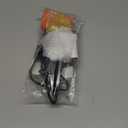 Hair Extensions Iron Fusion Keratin Hair Extensions Heat Tool Heat Connector Wand with Fusion Glue Protector Template Hair Clip Finger Protector 2 Bag Keratin Glue Granule Bead(Black)