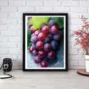 MSTINGSHUN Grapes in The Water Oil Painting by Numbers Fresh Grapes Paint by Number Kits 16 x 20 inch Canvas Unique Home Decor DIY Paintwork Kits for Adults Beginners(Without Frame)