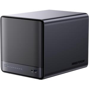 MINISFORUM NAS N5 MAX 5 Bay AMD Ryzen AI Max+ 395 64GB LPDDR5 128GB SSD
Desktop NAS AMD Radeon 8060S Graphics,2*10G Lan,2*USB4 v2,1*USB 4, 8K HDMI,5xM.2 Slot up to 200TB, Network Attached Storage