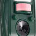Upgraded Solar Ultrasonic Deer Repellent Devices Motion Detection, Waterproof Cat Repellent Outdoor, Squirrel Raccoon Rabbit Dog Repellent Deterrent with LED Flash Lights for Yard Farm Garden (Dark Green)