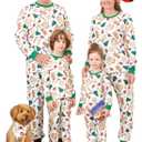 PATPAT Christmas Family Matching Pajama Sets Includes Christmas Socks - Perfect for Family Photos & Holiday Celebrations (XL)