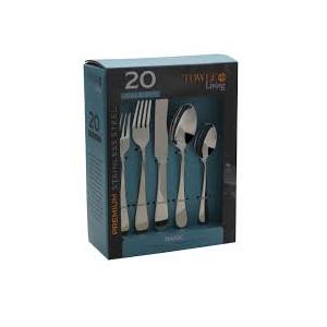 Towle Living Basic 20-Piece Flatware Set