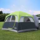 UNP SUV Tent for Camping, 6-Person SUV Tailgate Tent - Easy Set Up with Rainfly, 10'x9'x78in(H) (Green)