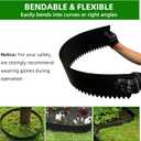 33Ft Galvanized Steel Landscape Lawn Edging, 40" X 8" (10 Pack) Metal Landscape Edging Border with 10 Clips, Metal Garden Edging Border, Metal Edging for Landscaping, Garden, Yard, Pathway