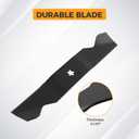 187254 187256 Medium Lift Blades for 532187254 532187256 539112053 Compatible with Husqvar na RZ5424 RZ5426 Z254 LGT2554 LGT2654 YTH24V54 YTH26V54 GTH26K54T 54" Deck Lawn Mower