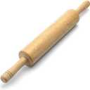 FARBERWARE Classic Wood Rolling Pin, 18-Inch Hardwood Dough Roller for Baking Pizza, Pies, Pastry and Cookies, Ergonomic Handles, Kitchen Essential