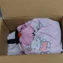 Jay Franco Sanrio Hello Kitty Twin Size Comforter Set - 5 Piece Red & Grey Bedding Includes Sheet Set & Pillow Covers - Super Soft Cozy Kawaii Bedding