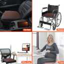 Lofty Aim Car Seat Cushion, Comfort Memory Foam Car Cushions for Driving - Sciatica & Lower Back Pain Relief, Driver Seat Pillow for Auto, Office Chair, Wheelchair - Brown