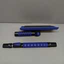 E-SDS 60 Snow Broom Ice Scraper Bendable Snow Remover for Cars with 12.2 Foam Head, Extendable Snow Brush for Car, Truck and SUV, Blue