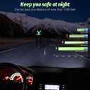 LED Reflective Running Vest - Light Up With 3 Modes, Rechargeable Night Gear for Runners - Safety Belt for Women Men