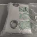 NICETOWN White Sheer Linen Curtains for Living Room 84 inch Length 2 Panels Set, Grommet Semi Sheer Privacy with Light Filtering Flax Window Treatments for Bedroom, W52 x L84