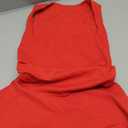 Kaximil Women's Square Neck Ruffle Hem Mini Dress Ruched Waist Short Party Dresses (Red), Small