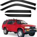 Window Visors Rain Guards for 1996-2002 Toyota 4Runner, Out-Channel Window Vent Wind Deflectors Visors Shades for 96-02 4Runner