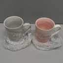 Dad and Mom Couple Mugs - New Parents Gifts First Time Pregnancy Gifts EST 2026 Dad and Mom Coffee Mug Set- Elegant Gift for Baby Shower Mother's Day Father's Day - 12.5oz Ceramic Coffee Cup