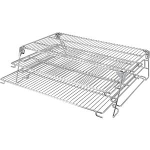 Jerky Racks for Traeger Smoker Pro 575 22 34 780 Grilling Cooling Warming Rack for Pit Boss 21" Depth Barrel Pellet Grill Pitboss 820 850 Austin XL Parts 3 Tiered Seasoning Smoking BBQ Accessories