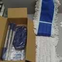 36" Commercial Dust Mop: Dry Dust Broom for Hardwood Floors Cleaning - 2 Mop Pads 59" Long Handle Heavy Duty Frame - Industrial Professional Cleaning Supplies for Hotel Warehouse School Janitor