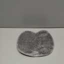 Shower Foot and Back Scrubber Mat,Wall Mounted Shower Foot Scrubber with Suction Cups,Exfoliating Silicone Massage Foot Cleaner for Shower(Grey) (Gray)