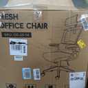 Ergonomic Office Chair,Mesh Office Chair with Lumbar Support,High Back Desk Chair with Flip-up Arms,400 lbs Big and Tall Computer Chair with Headrest,Comfy Desk Chairs, Standard