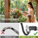 AJART Bird Feeder Hangers Outdoor: 16-Inch Swivel Hanging Plant Bracket for Wall Mount - Swivel Plant Hook for Flower Basket