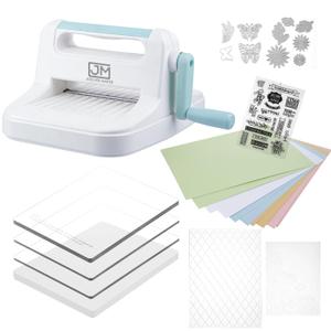 6in Die Cutting Machine, Manual Embossing Machine for Scrapbooking Starter (Blue) 1