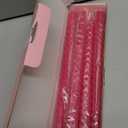 Hot Pink Spiral Taper Candles for Home Decoration, 4 Pack 10 Inch Candlesticks for Dinner Party Holiday Birthday Celebration, Dripless and Smokeless