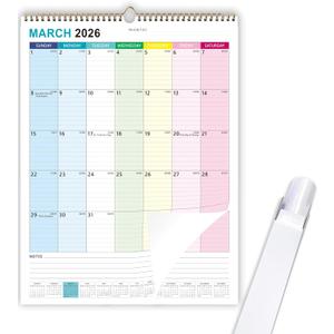 2026-2027 Wall Calendar - Wall Calendar 2026-2027 from Jan 2026 to Jun 2027, 22" x 17", Extra Large Calendar with Thick Paper, Large Ruled Blocks
