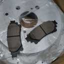 Anpulsero Brake Pads And Rotors Kit Rear Compatible with 2010-2017 Chevrolet Equinox, 303mm(11.9in) Vented Rear Rotor, Automotive Replacement Brake Kits Drilled And Slotted Rotors (Rear 55178 D1275-8391)