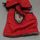 Dog Winter Coat Jacket Waterproof for XL Large Dogs, Reflective Pet Vest Warm Fleece Cozy for Cold Weather, Dogs Snowsuit Windproof, Adjustable Buckle (Red)