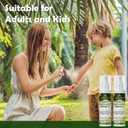 Mosquito Repellent Spray for Body, Natural Bug Spray Travel Size, Plant-Based Ingredients, DEET-Free, Insect Repellent Spray for Skin 4 Fl Oz, 2 Pack