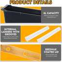 BeeCastle 2Pcs Bee Feeders for Hives 6L Beehive Frame Feeders for Deep Frames Water Feeder for Beekeeping Bee Feeding Tools