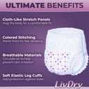 Livdry XXL Adult Diapers Women Overnight, Ultimate Max Absorbency, All Day or Night Protection, Plus Size, XX-Large (40 Count)