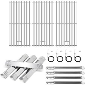 Grill Replacement Parts for Kitchenaid 720-0954 720-0733A 720-0733, Replacement for Kitchenaid Grill Grates 720-0954 & Heat Plates & Grill Burners & Igniters